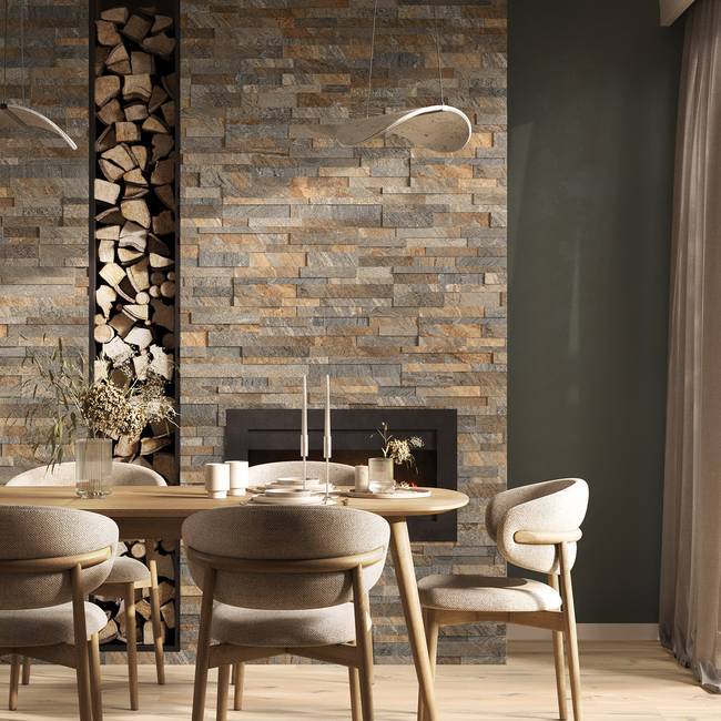 Porcelain stoneware cladding