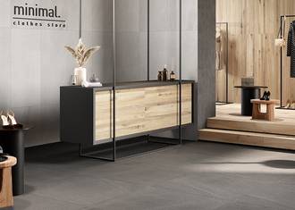 Ceramica effetto pietra per progetti commerciali